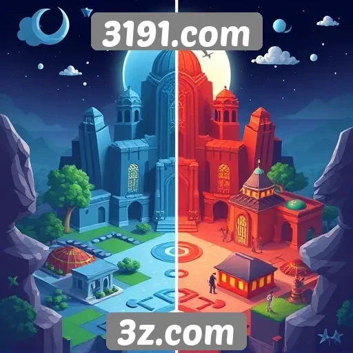 Comparação de gráficos e design em 3191.com