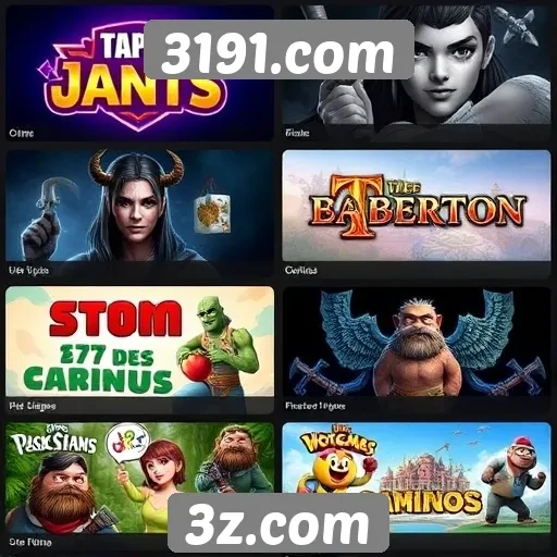 Comparativo de jogos populares disponíveis em 3191.com